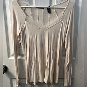 BKE Red long sleeve top